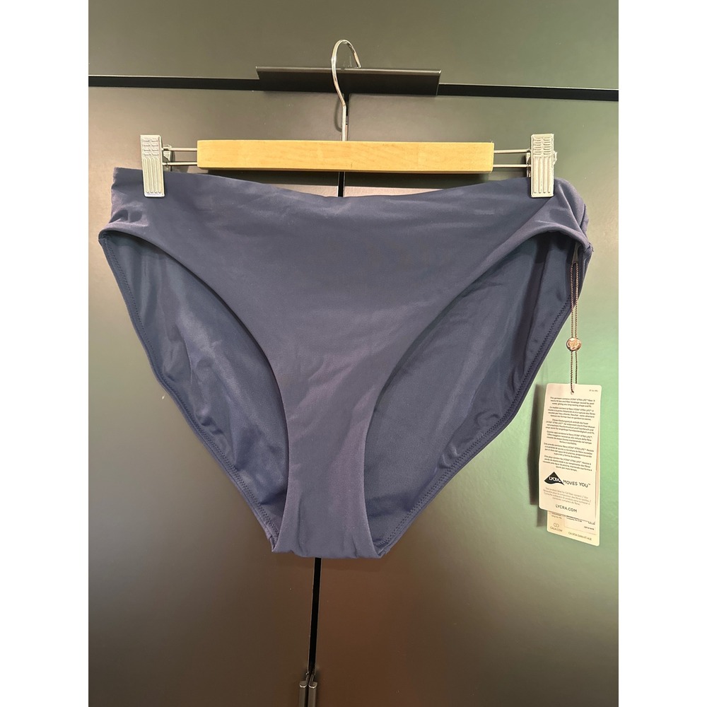 CALIA Core Mid Rise Bikini Bottom Opulent Blue Size M‎ WSA15401SP25